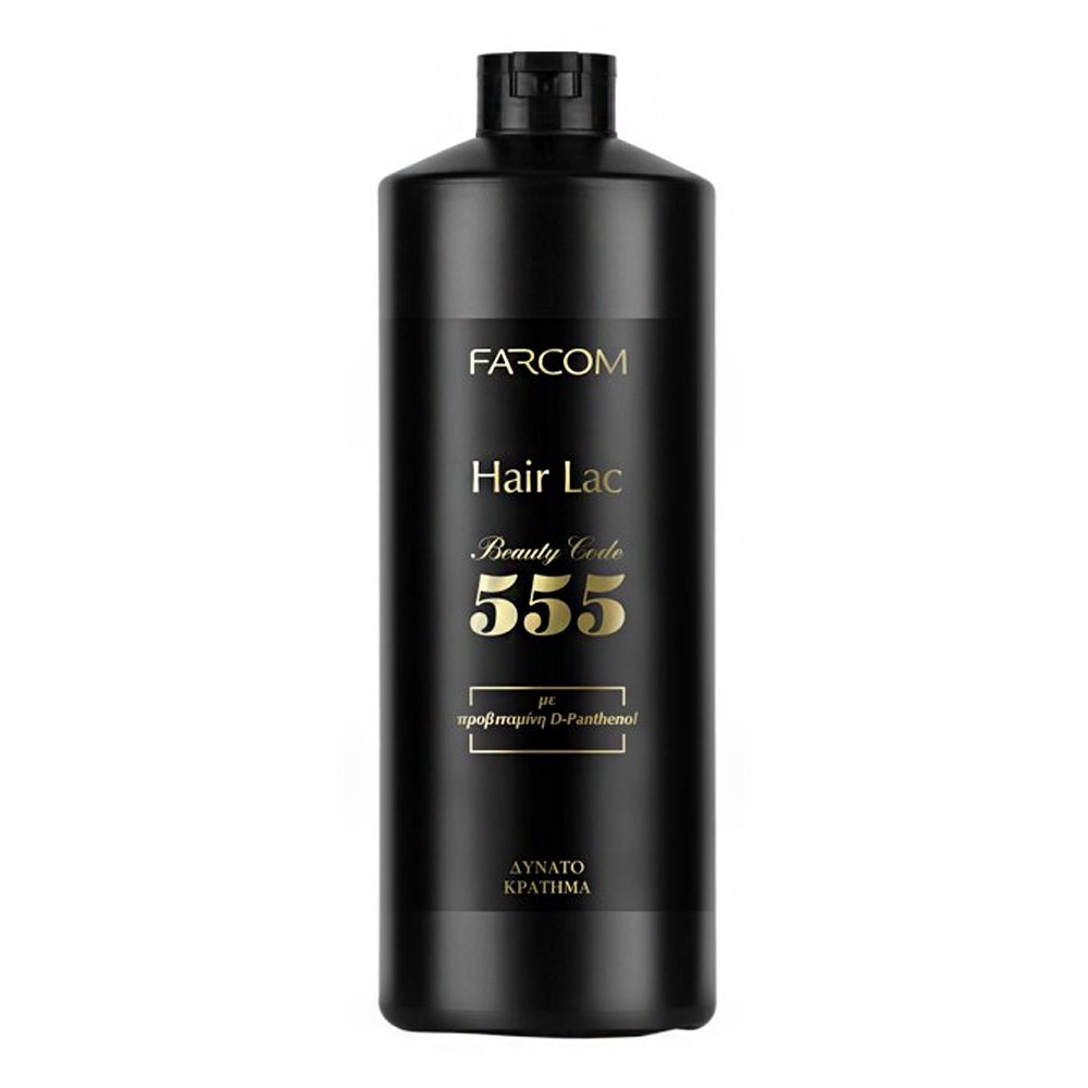 Farcom Υγρή Λάκ Mαλλιών για Δυνατό Κράτημα 555, 1000ml