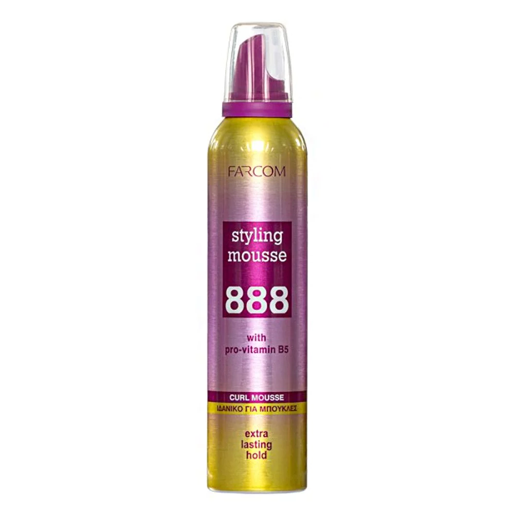 Farcom Styling Mousse 888 με Bιταμίνη Β5, 250ml Farcom Styling Mousse 888 με Bιταμίνη Β5, 250ml