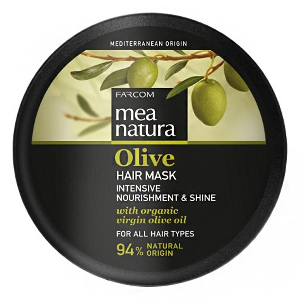 Farcom Mea Natura Olive Μάσκα Μαλλιών Εντατική Θρέψη & Λάμψη, 250ml