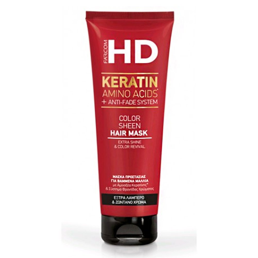 Farcom Hd Keratin Amino Acids Color Sheen Hair Mask, 250ml 
