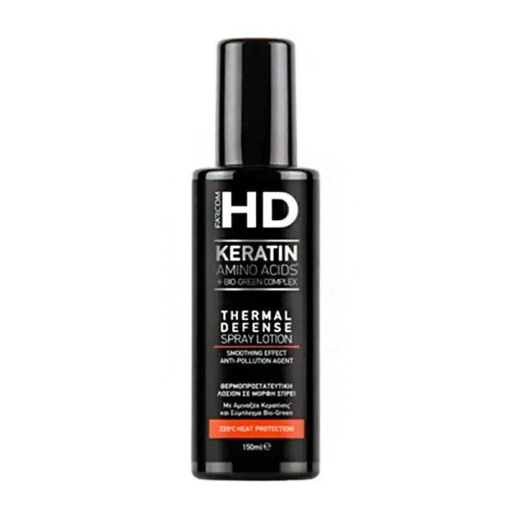 Farcom HD Keratin Amino Acids Spray Θερμοπλαστική Λοσιόν, 150ml Farcom HD Keratin Amino Acids Spray Θερμοπλαστική Λοσιόν, 150ml
