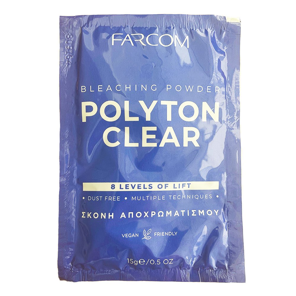 Farcom Polyton Clear Σκόνη Αποχρωματισμού Polyton Clear, 15gr