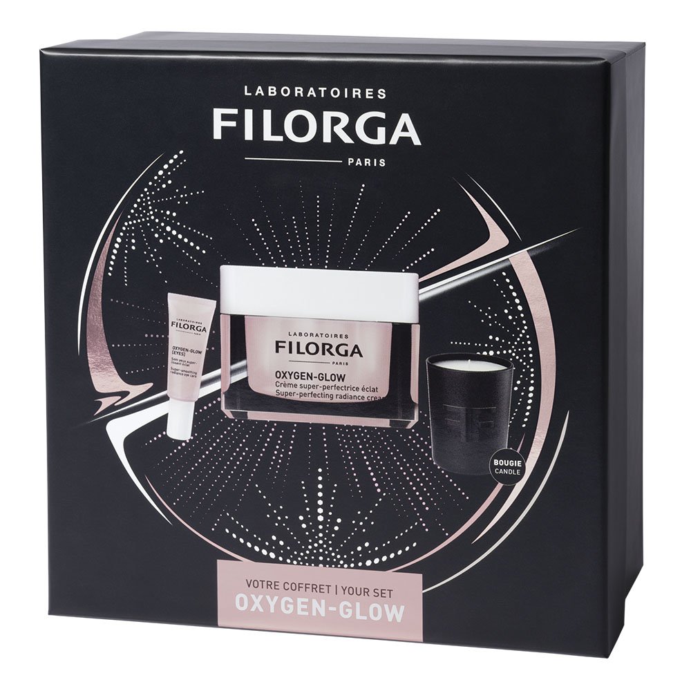 Filorga Promo XMAS Oxygen-Glow Promo με Oxygen-Glow Cream Κρέμα Προσώπου 50ml & Δώρο Oxygen-Glow Eyes Κρέμα Ματιών 4ml & Αρωματικό Κερί, 1σετ