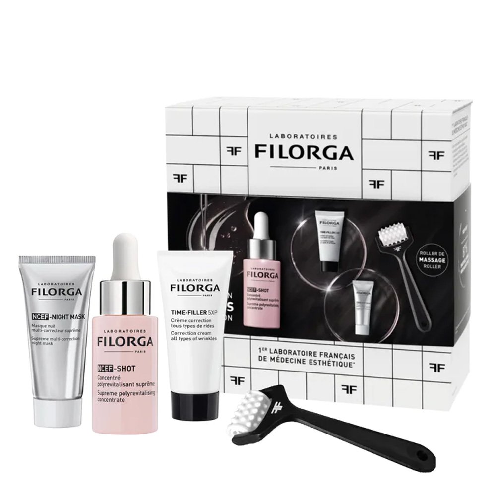 Filorga Promo NCEF-Shot, 15ml & Time Filler 5XP, 15ml & NCEF-Night Mask, 7ml & Face Massage Roller, 1τμχ