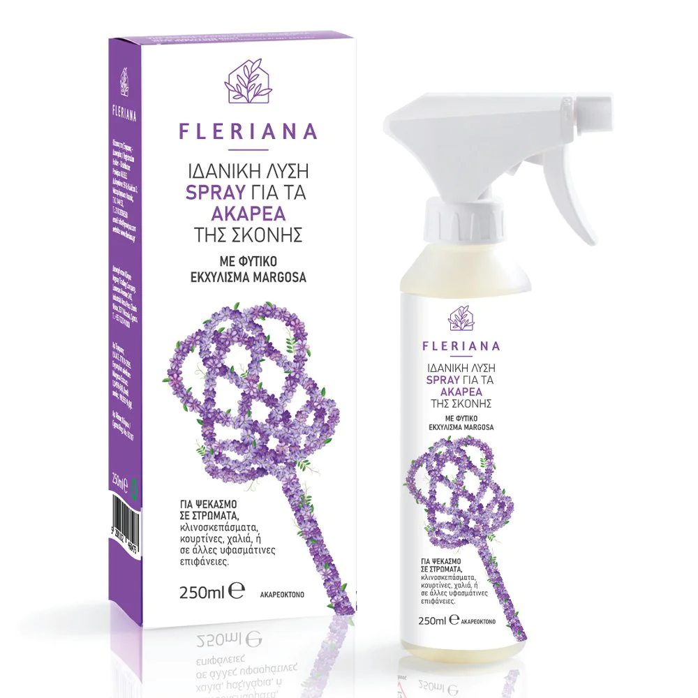 Fleriana Απωθητικό Σπρέι Για Ακάρεα Σκόνης, 250ml