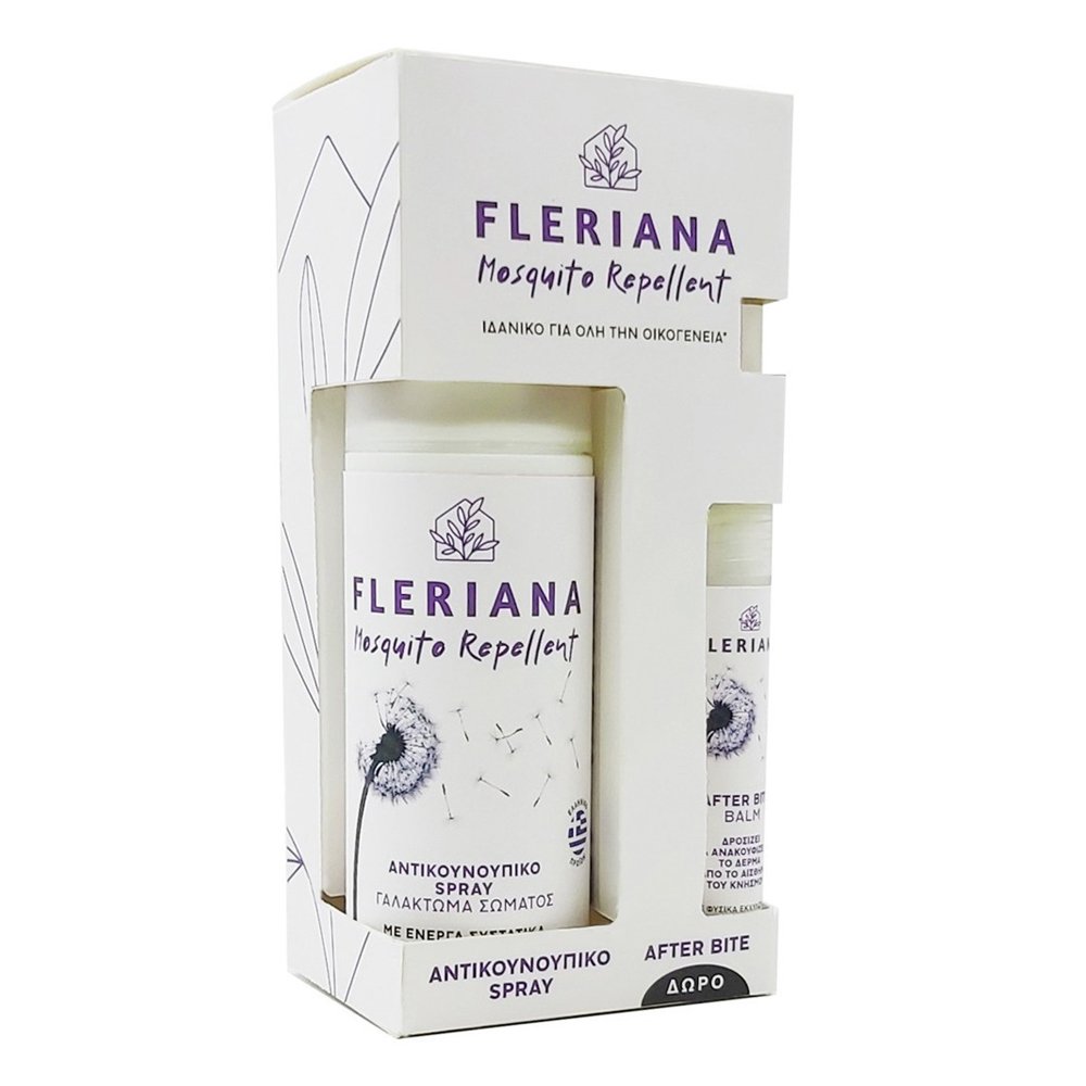 Fleriana Promo Εντομοαπωθητικό Γαλάκτωμα σε Spray, 100ml & Δώρο Fleriana After Bite για Μετά το Τσίμπημα, 7ml