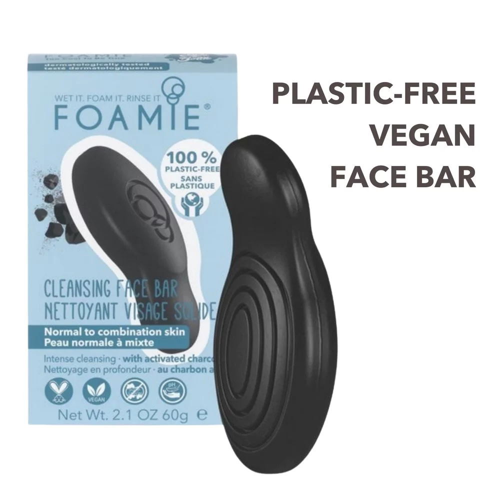 Foamie Face Bar Too Coal to Be True Oily Skin, Μπάρα Καθαρισμού Προσώπου για Λιπαρές Επιδερμίδες, 60gr Foamie Face Bar Too Coal to Be True Oily Skin, Μπάρα Καθαρισμού Προσώπου για Λιπαρές Επιδερμίδες, 60gr