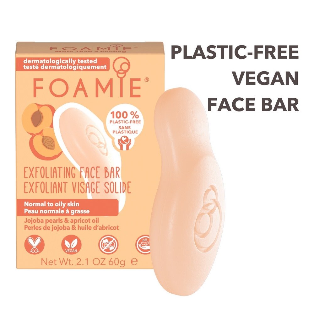 Foamie Face Bar More Than A Peeling Μπάρα Καθαρισμού Προσώπου για Κανονικό & Λιπαρό Δέρμα, 60gr