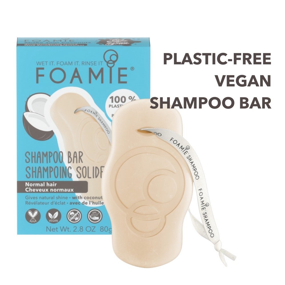 Foamie Shampoo Bar Coconut for Normal Hair, Σαμπουάν σε Μορφή Μπάρας για Κανονικά Μαλλιά, 80gr