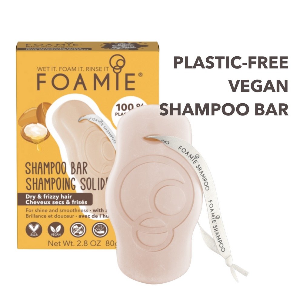 Foamie Shampoo Bar Argan Oil for Dry and Frizzy Hair, Σαμπουάν σε Μορφή Μπάρας Για Ξηρά & Φριζαρισμένα Μαλλιά, 80gr
