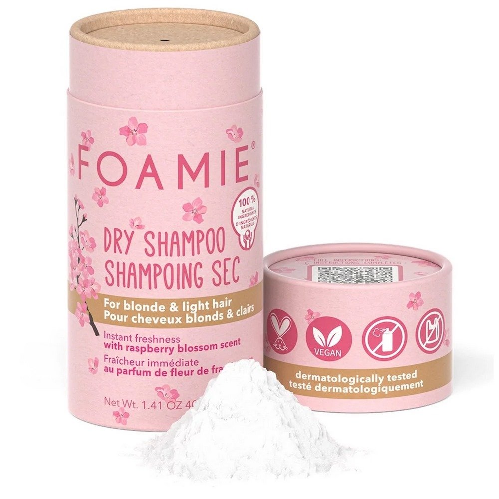 Foamie Dry Shampoo Berry Blossom Blonde Ξηρό Σαμπουάν για Ξανθά & Ανοιχτόχρωμα Μαλλιά, 40gr