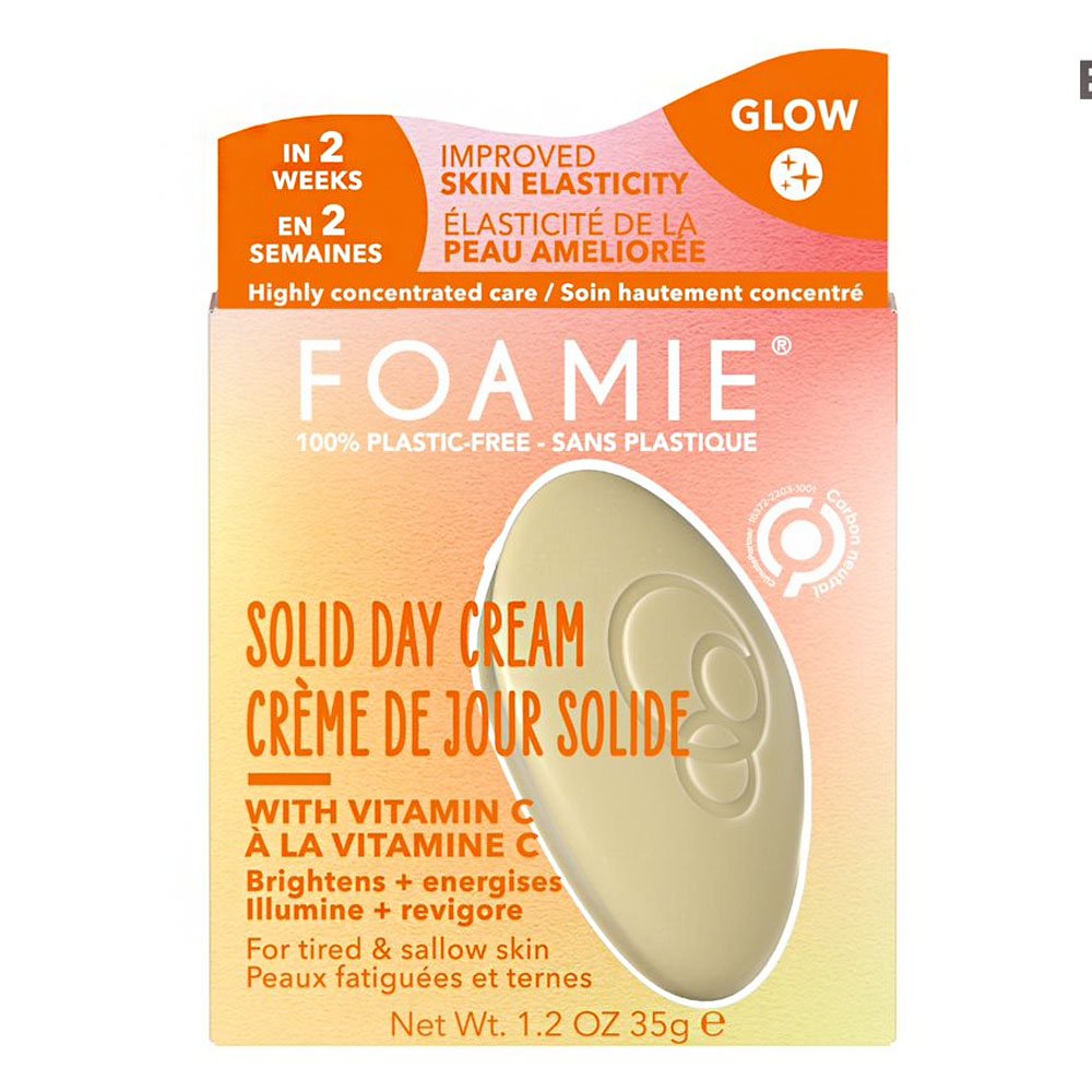Foamie Face Cream Bar Κρέμα Ημέρας Για Λαμπερή Όψη Σε Μορφή Μπάρας, 35gr
