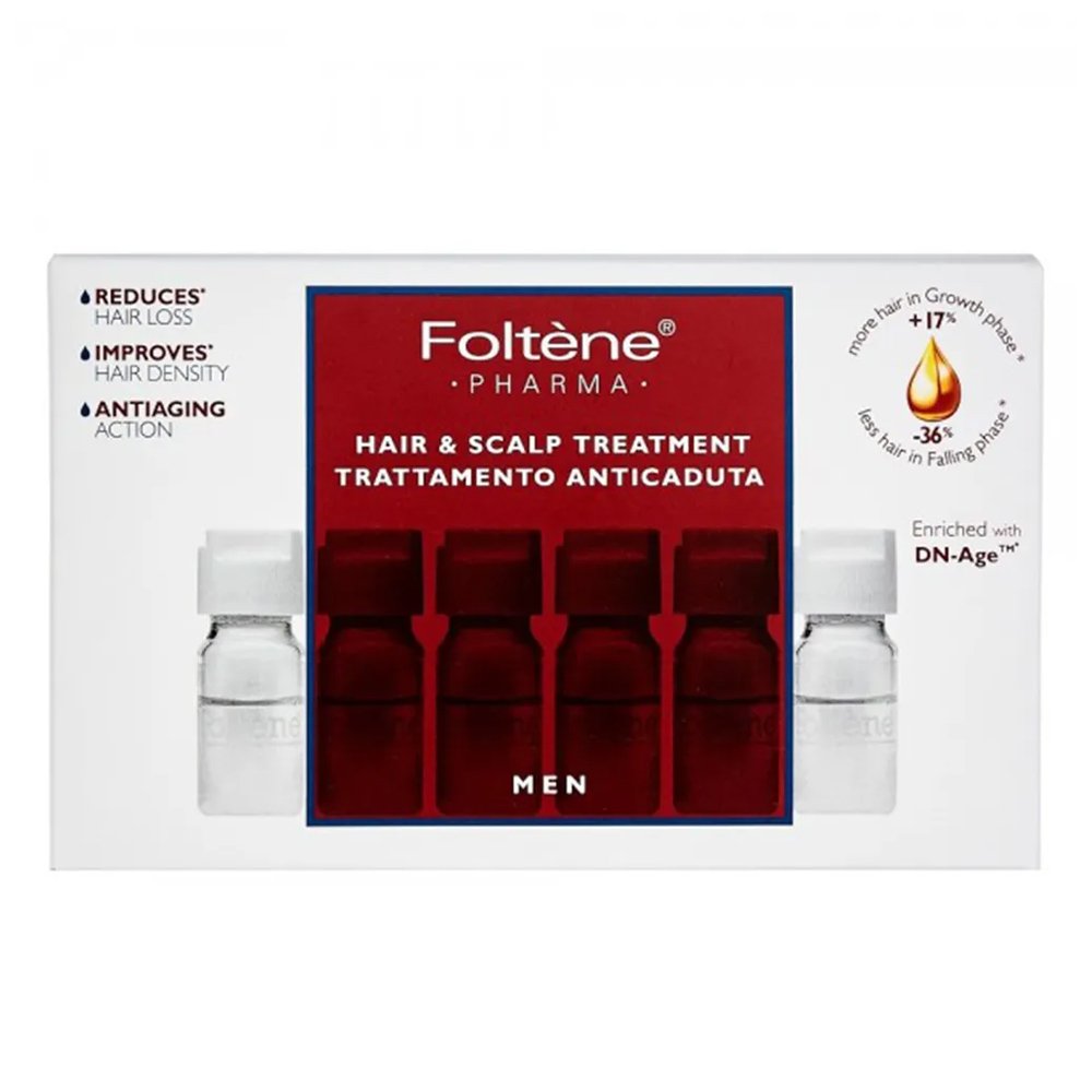 Foltene Hair & Scalp Treatment Men Θεραπεία Κατά της Ανδρικής Τριχόπτωσης, 12 x 6ml