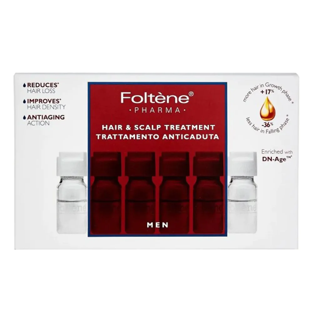 Foltene Hair & Scalp Treatment Men Θεραπεία Κατά της Ανδρικής Τριχόπτωσης, 12 x 6ml Foltene Hair & Scalp Treatment Men Θεραπεία Κατά της Ανδρικής Τριχόπτωσης, 12 x 6ml