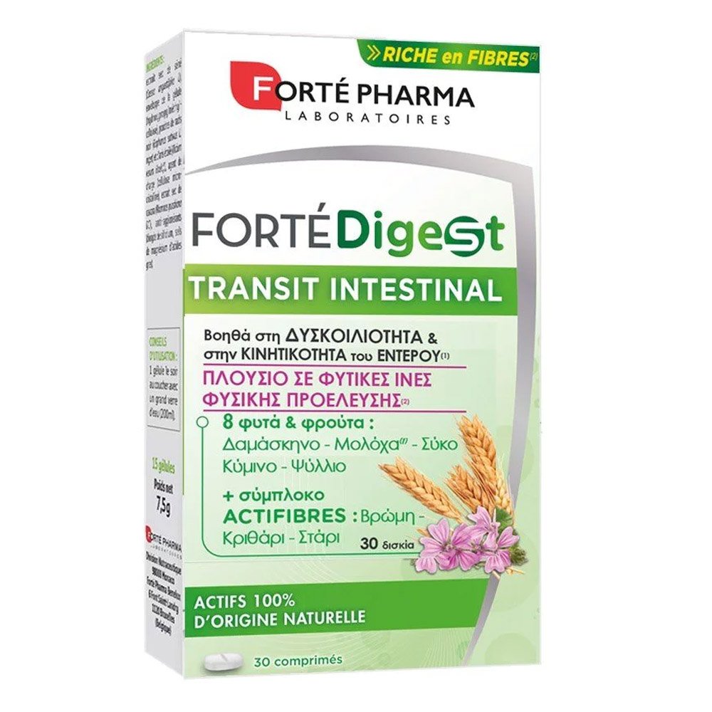 Forte Pharma Forte Digest Δυσκοιλιότητα & Βελτίωση Κινητικότητας Εντέρου, 30tabs