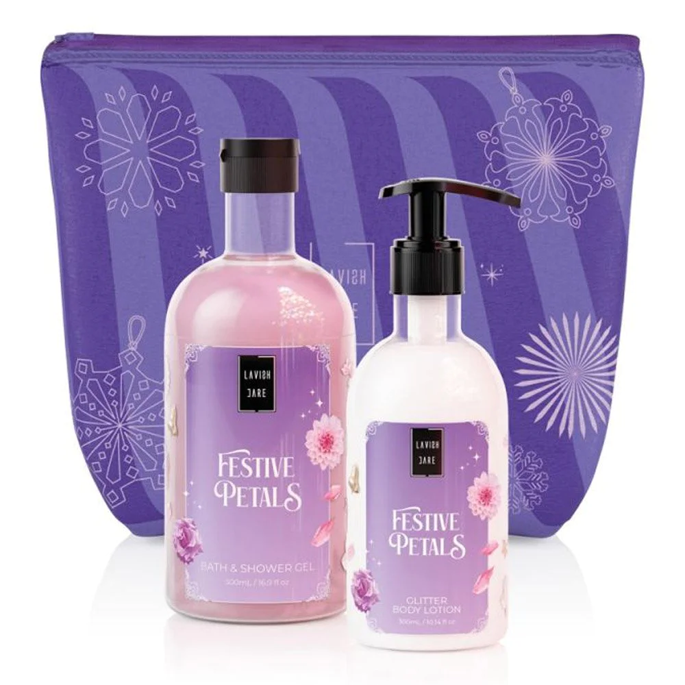 Lavish Care Festive Petals Χριστουγεννιάτικο Πακέτο με Τσαντάκι, 1σετ Lavish Care Festive Petals Χριστουγεννιάτικο Πακέτο με Τσαντάκι, 1σετ