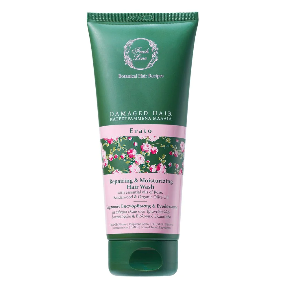 Fresh Line Erato Σαμπουάν Επανόρθωσης & Ενυδάτωσης για Ταλαιπωρημένα Μαλλιά, 75ml Fresh Line Erato Σαμπουάν Επανόρθωσης & Ενυδάτωσης για Ταλαιπωρημένα Μαλλιά, 75ml