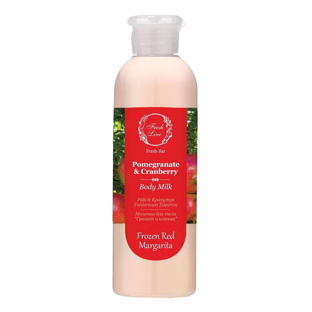 Fresh Line Γαλάκτωμα Σώματος Ρόδι & Κράνμπερι, 200ml