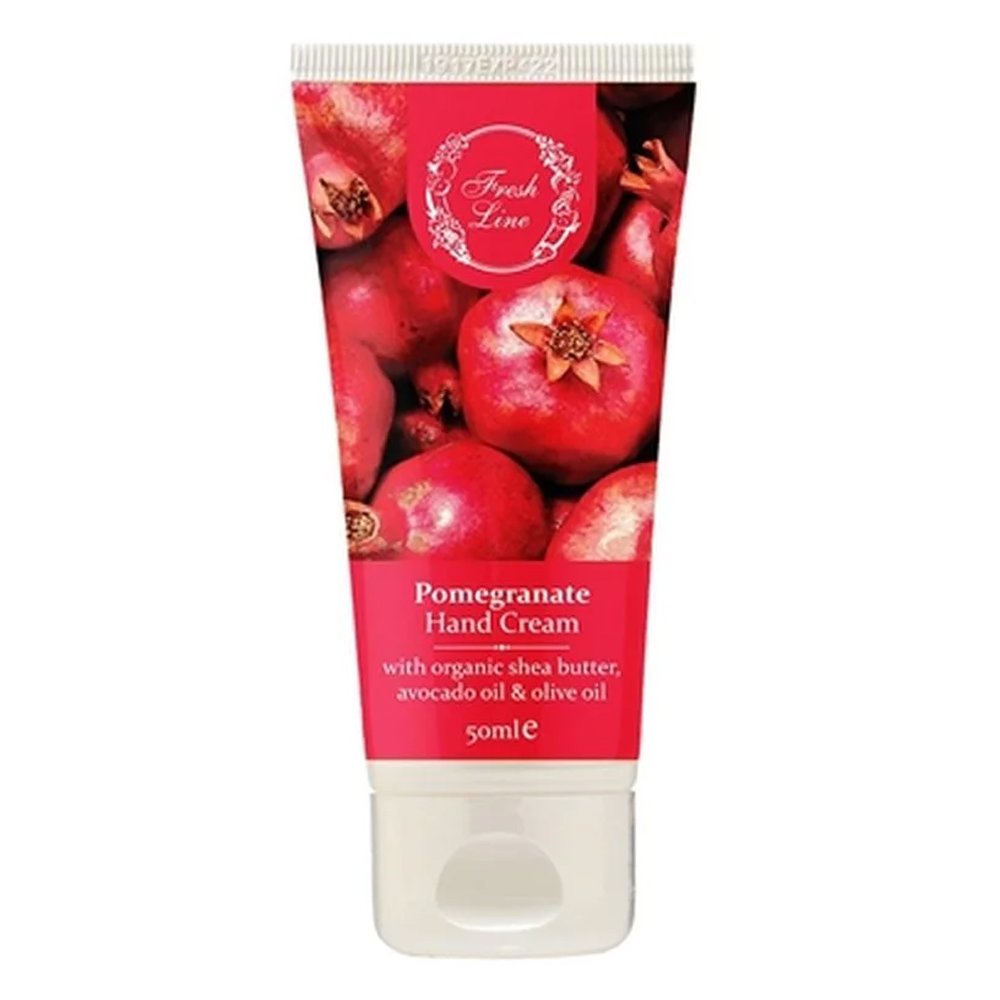 Fresh Line Κρέμα Χεριών Ρόδι & Κράνμπερι Pomegranate & Cranberry Hand Cream, 50ml