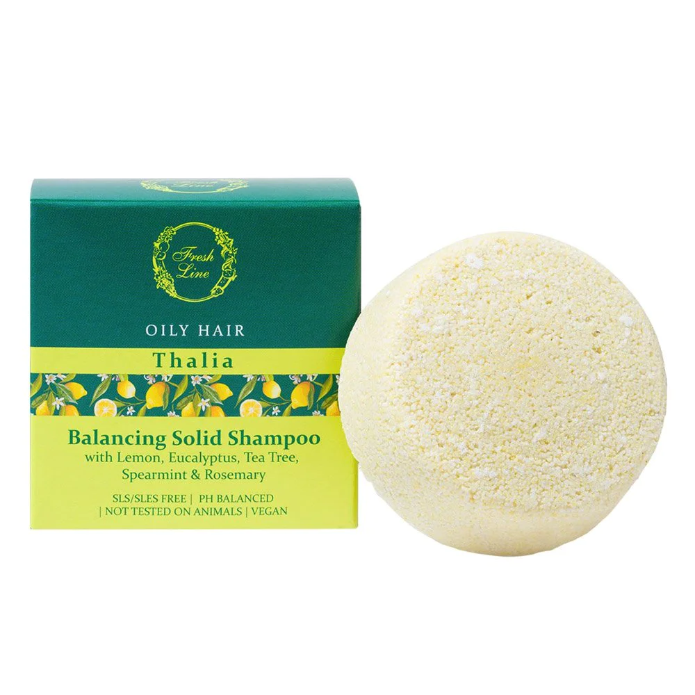 Fresh Line Thalia Solid Shampoo Θάλεια Στερεό Σαμπουάν Ρύθμισης Λιπαρότητας, 70gr Fresh Line Thalia Solid Shampoo Θάλεια Στερεό Σαμπουάν Ρύθμισης Λιπαρότητας, 70gr