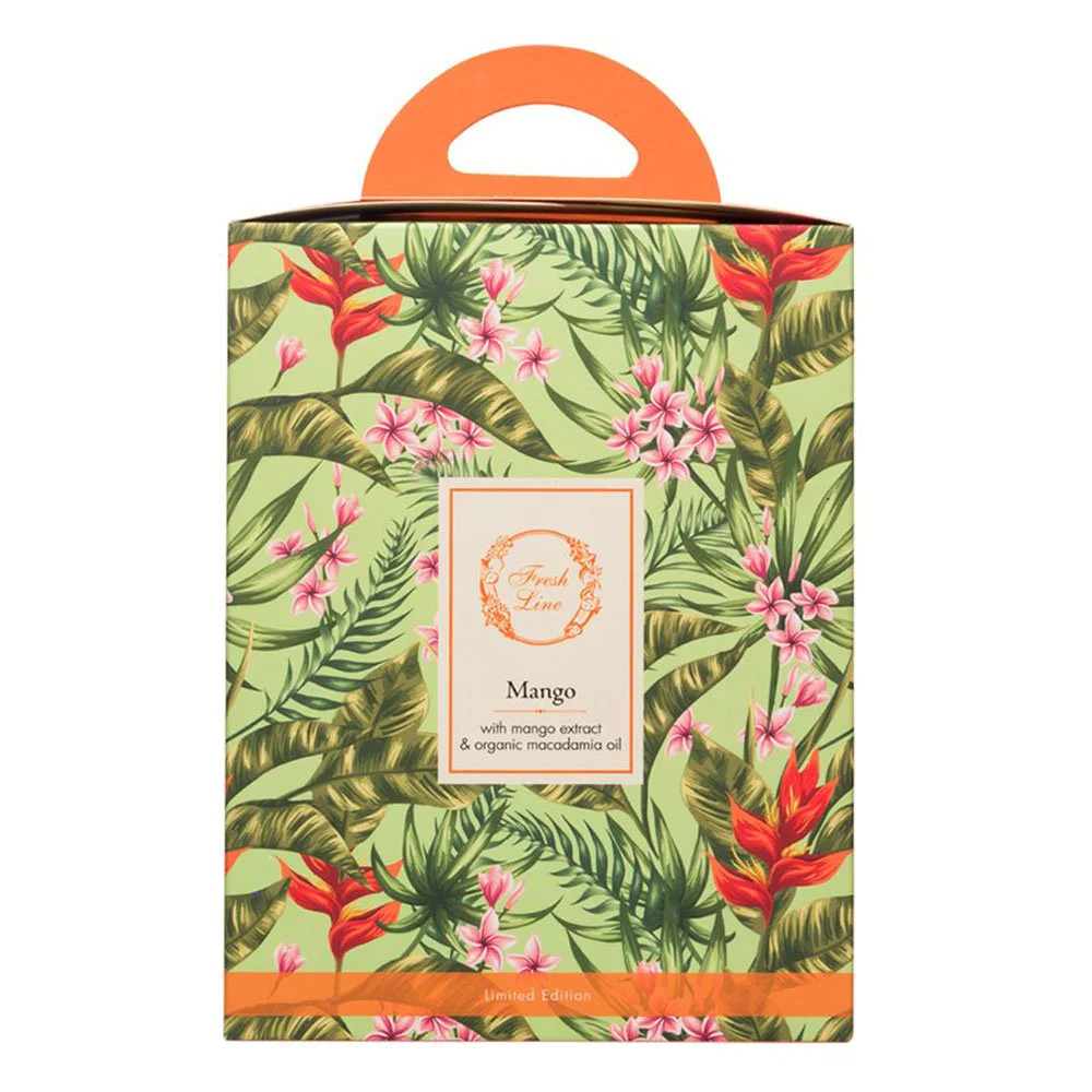 Fresh Line Limited Edition Spring '24 Mango Σετ Περιποίησης Σώματος με Shower Scrub 150ml & Βούτυρο Σώματος 150ml, 1σετ Fresh Line Limited Edition Spring '24 Mango Σετ Περιποίησης Σώματος με Shower Scrub 150ml & Βούτυρο Σώματος 150ml, 1σετ