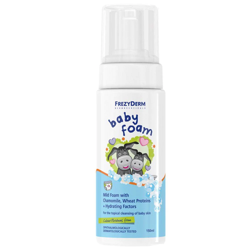 Frezyderm Babyline Baby Foam-Απαλός αφρός καθαρισμού για το βρεφικό και παιδικό δέρμα, 150ml Frezyderm Babyline Baby Foam-Απαλός αφρός καθαρισμού για το βρεφικό και παιδικό δέρμα, 150ml