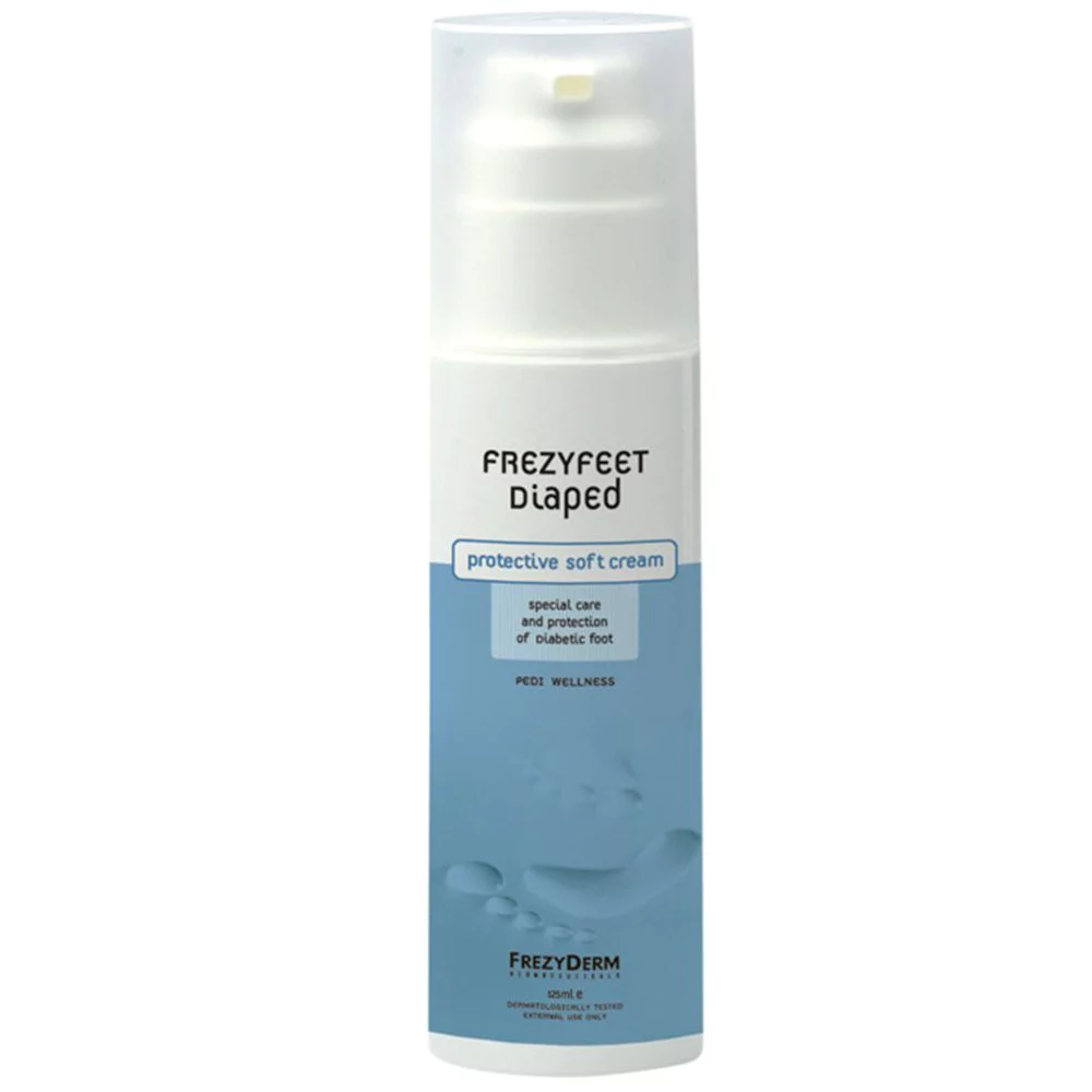 Frezyderm Frezyfeet Diaped Cream Εξειδικευμένη Κρέμα για την Περιποίηση & Προστασία του Διαβητικού Ποδιού, 125ml