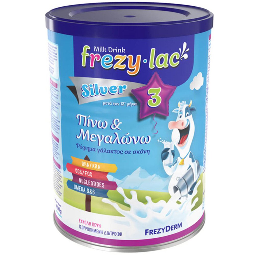 Frezyderm Frezylac Silver 3 Αγελαδινό Γάλα σε Σκόνη από 12 μηνών, 400g