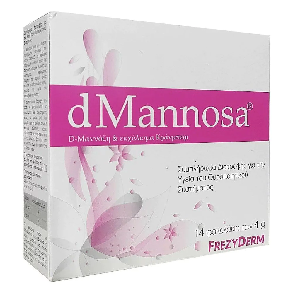 Frezyderm dMannosa & Cranberry Extract D-Μαννόζη & Εκχύλισμα Κράνμπερι Συμπλήρωμα Διατροφής για την Υγεία του Ουροποιητικού Συστήματος, 56gr Frezyderm dMannosa & Cranberry Extract D-Μαννόζη & Εκχύλισμα Κράνμπερι Συμπλήρωμα Διατροφής για την Υγεία του Ουροποιητικού Συστήματος, 56gr