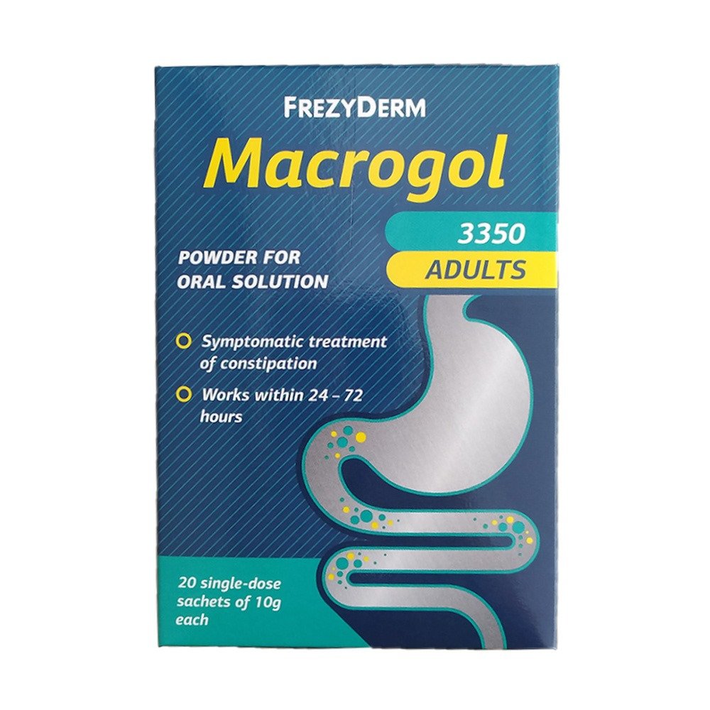 Frezyderm Macrogol 3350 Adults Συμπτωματική Θεραπεία της Δυσκοιλιότητας Ενηλίκων σε Σκόνη, 200gr
