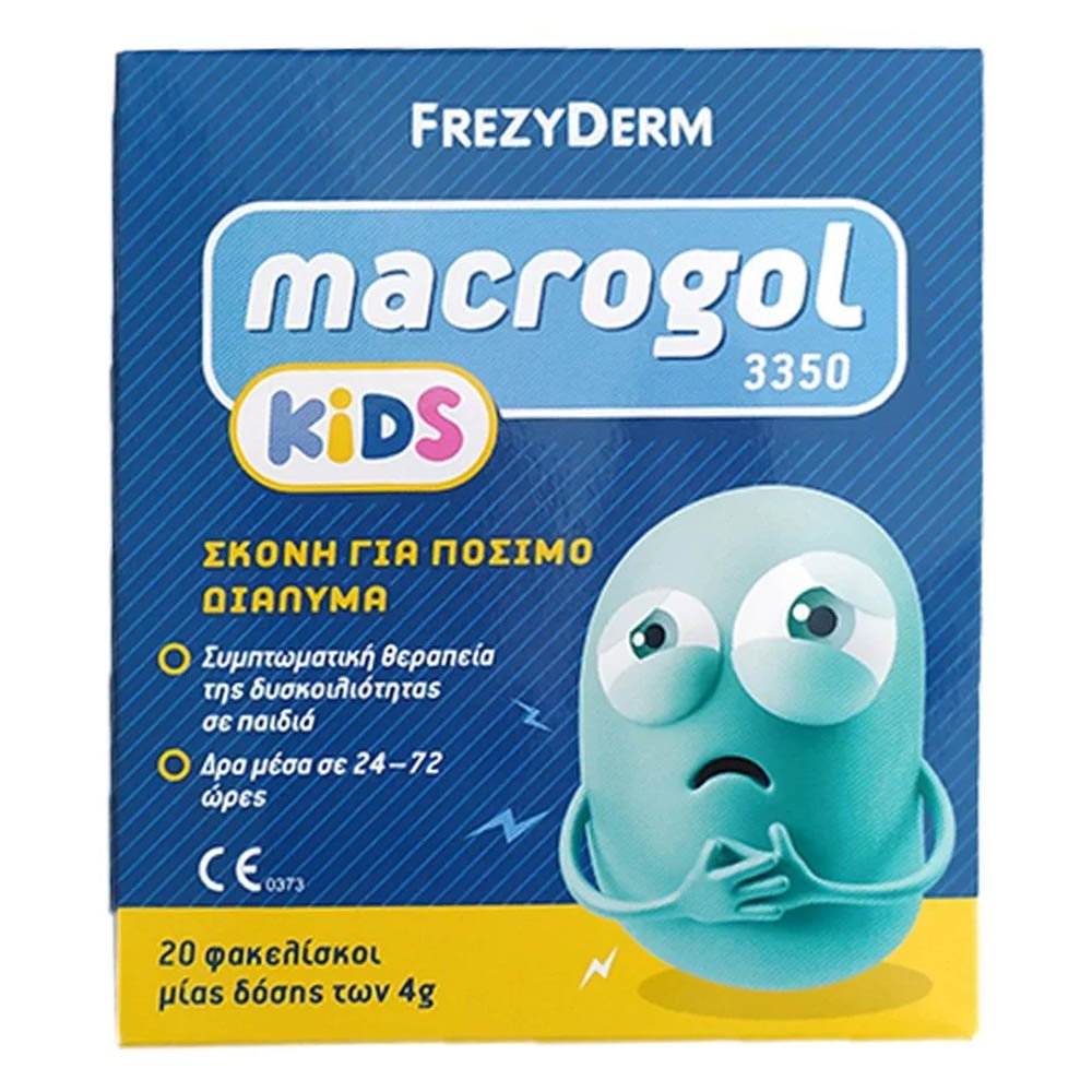Frezyderm Macrogol 3350 Kids Συμπτωματική Θεραπεία της Δυσκοιλιότητας Παιδιών σε Σκόνη, 80gr
