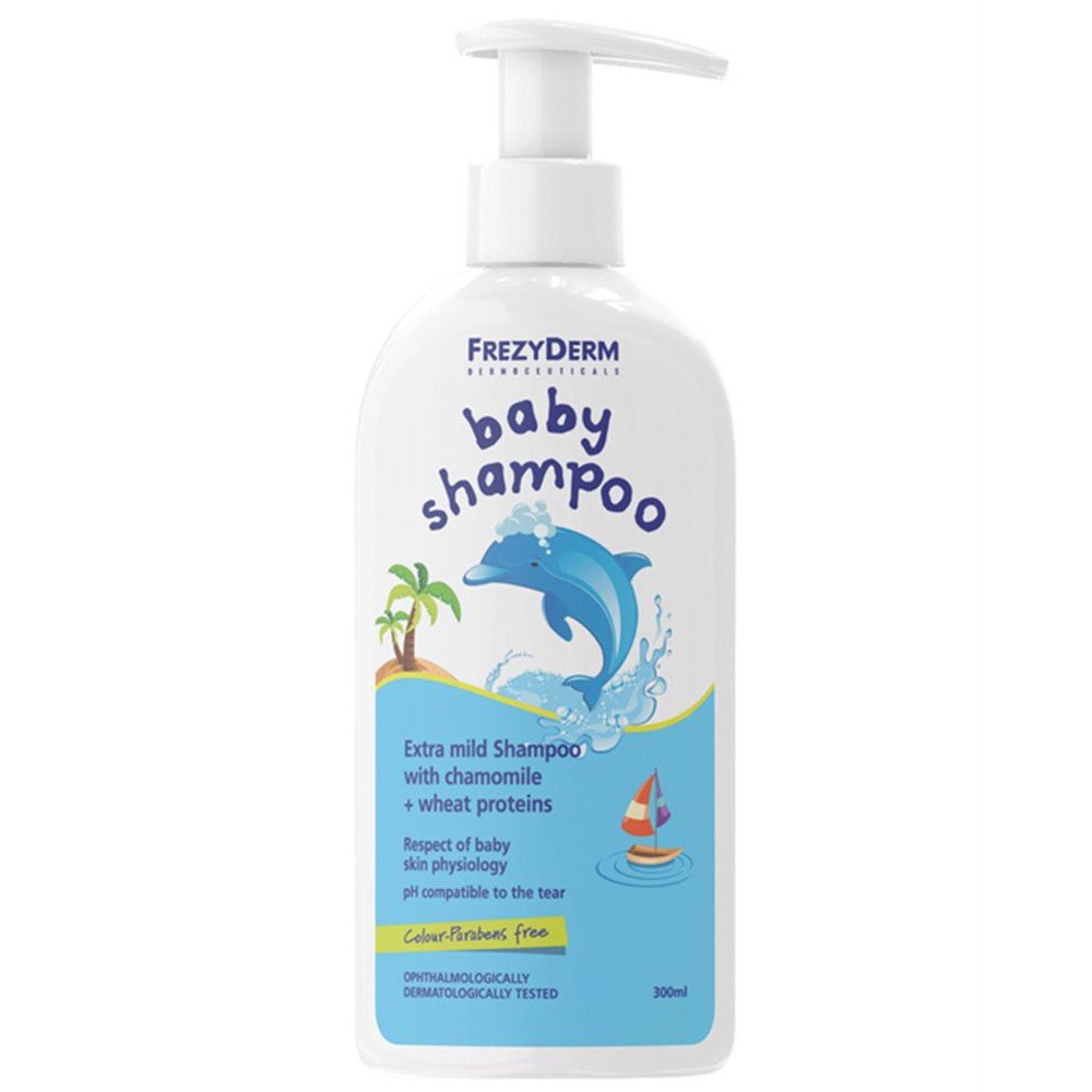 Frezyderm Baby Shampoo Βρεφικό Σαμπουάν, Χωρίς Χρωστικές & Parabens, 300ml