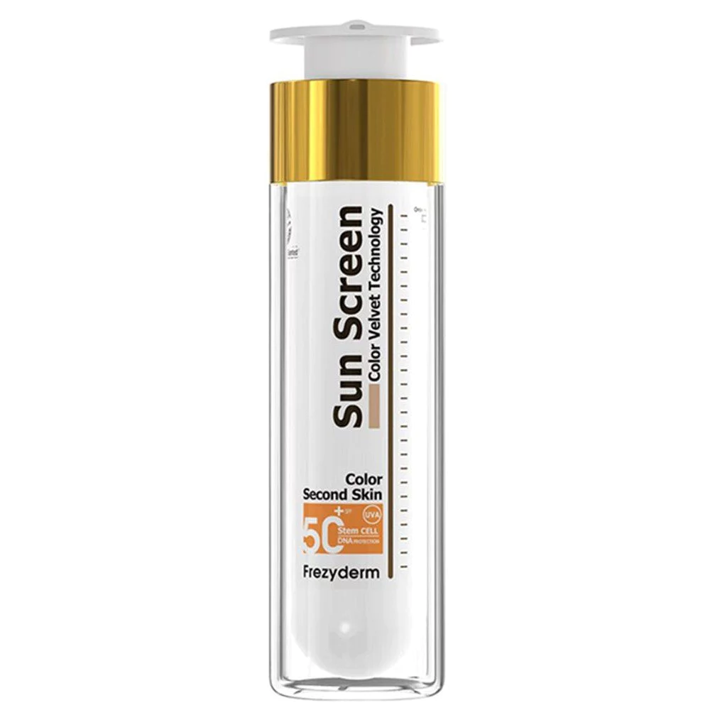 Frezyderm Sun Screen Color Velvet Face Cream SPF50+ Αντηλιακή Κρέμα Προσώπου με Χρώμα, 50ml