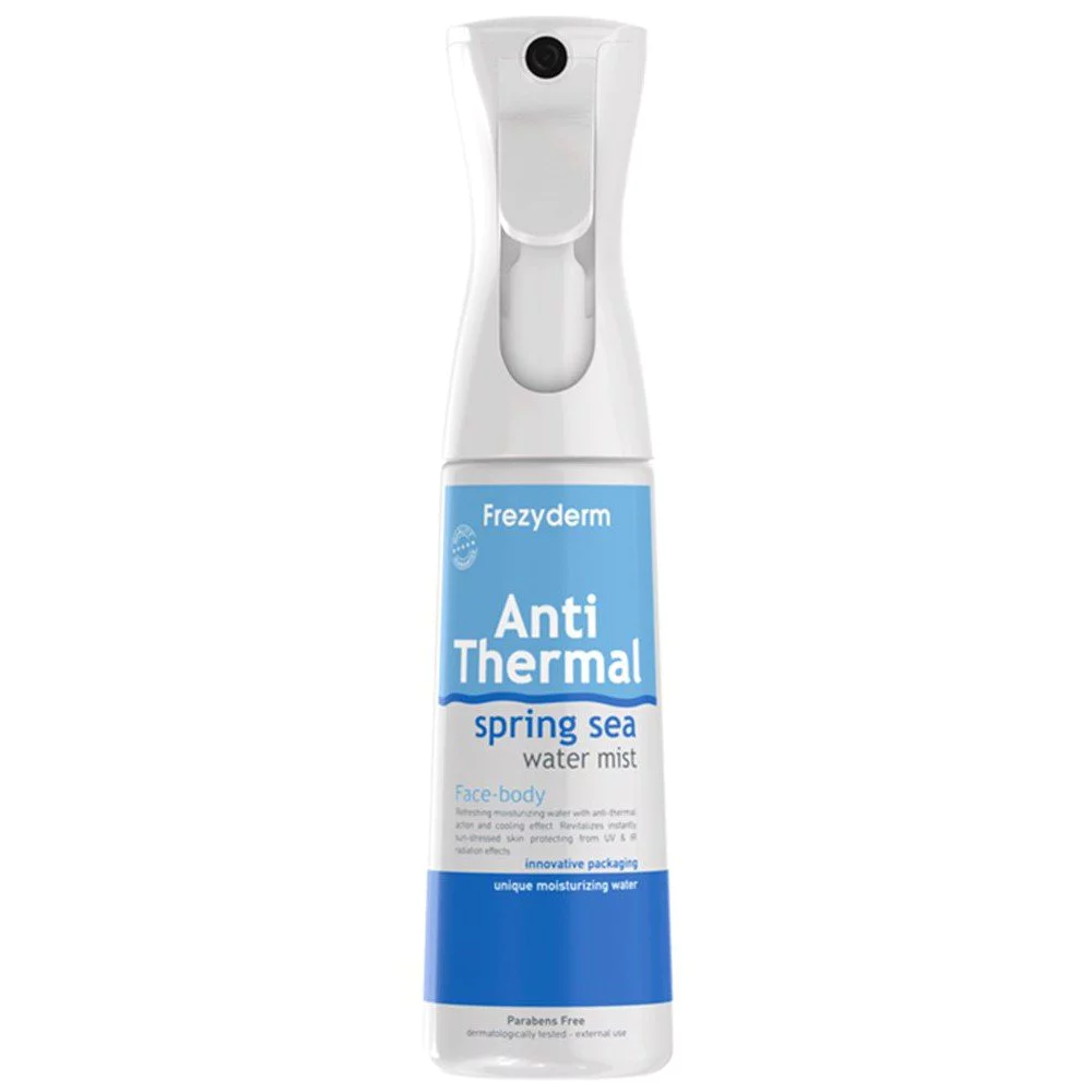 Frezyderm Anti Thermal Water Mist Καταπραϋντικό Ενυδατικό Νερό με Αντιθερμική Δράση, για Πρόσωπο & Σώμα, 300 ml Frezyderm Anti Thermal Water Mist Καταπραϋντικό Ενυδατικό Νερό με Αντιθερμική Δράση, για Πρόσωπο & Σώμα, 300 ml