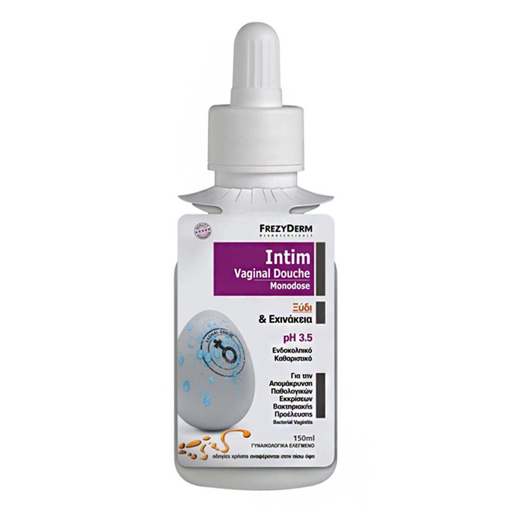 Frezyderm Intim Vaginal Douche Monodose pH 3.5 Ενδοκολπικό Καθαριστικό με Ξύδι & Εχινάκεια, 150ml