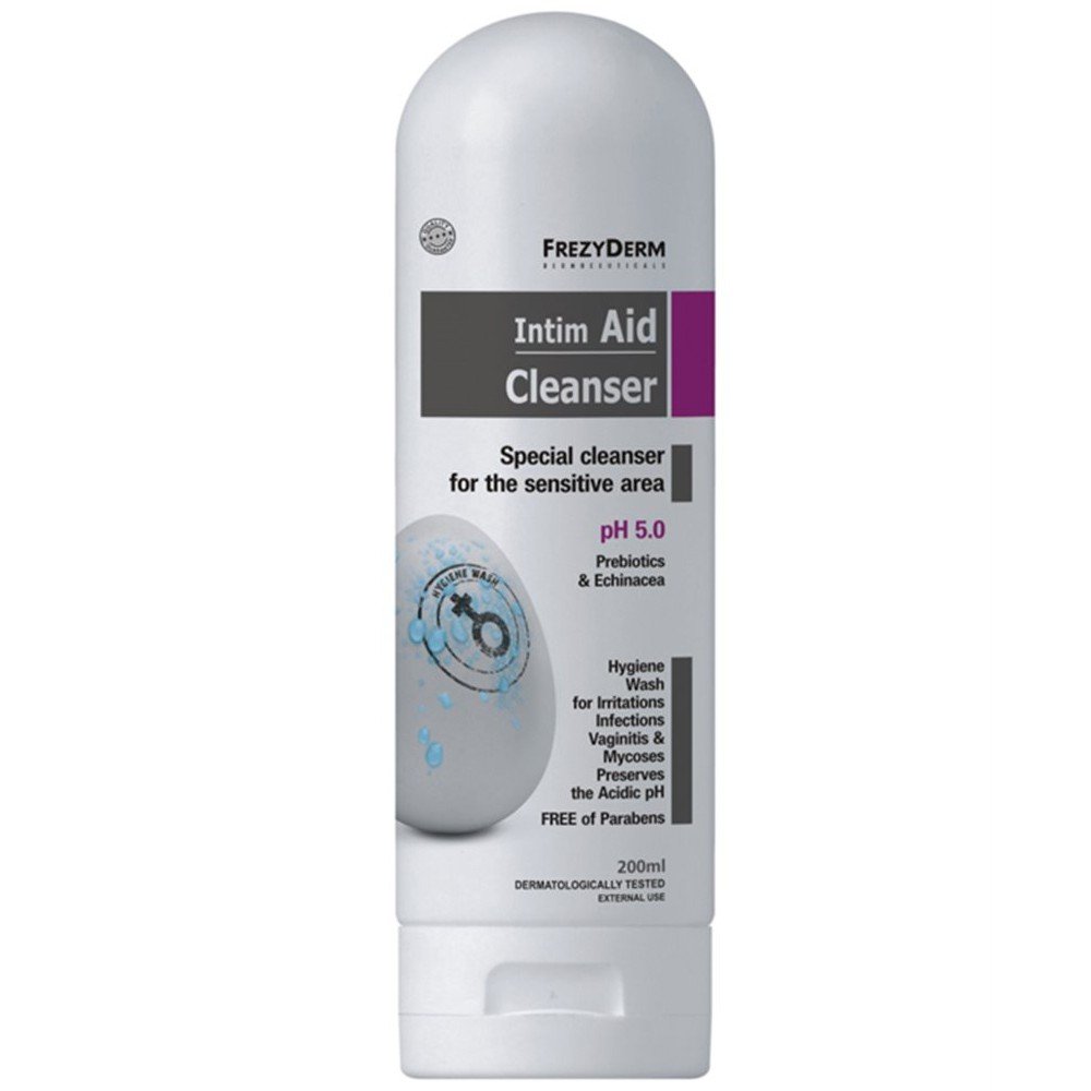 Frezyderm Intim Aid Cleanser pH 5.0 Καθαριστικό Ευαίσθητης Περιοχής, 200ml
