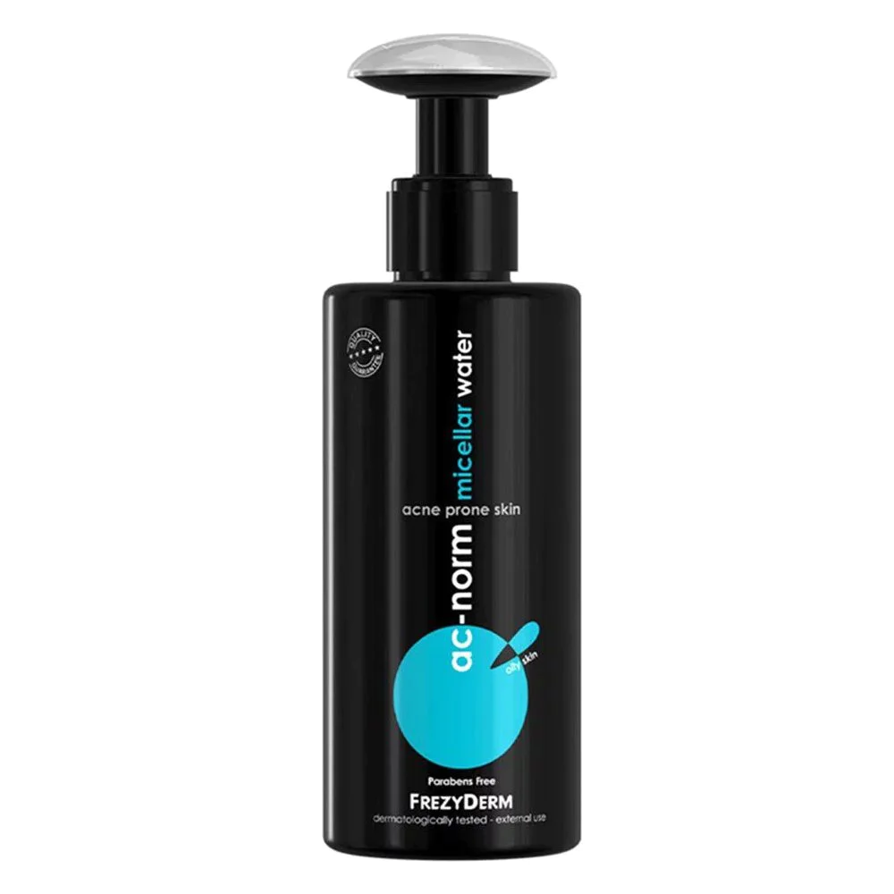 Frezyderm AC Norm Micellar Water Υδατικό Διάλυμα για Δερματική Ευεξία Προσώπου με Ακμή, 200ml Frezyderm AC Norm Micellar Water Υδατικό Διάλυμα για Δερματική Ευεξία Προσώπου με Ακμή, 200ml