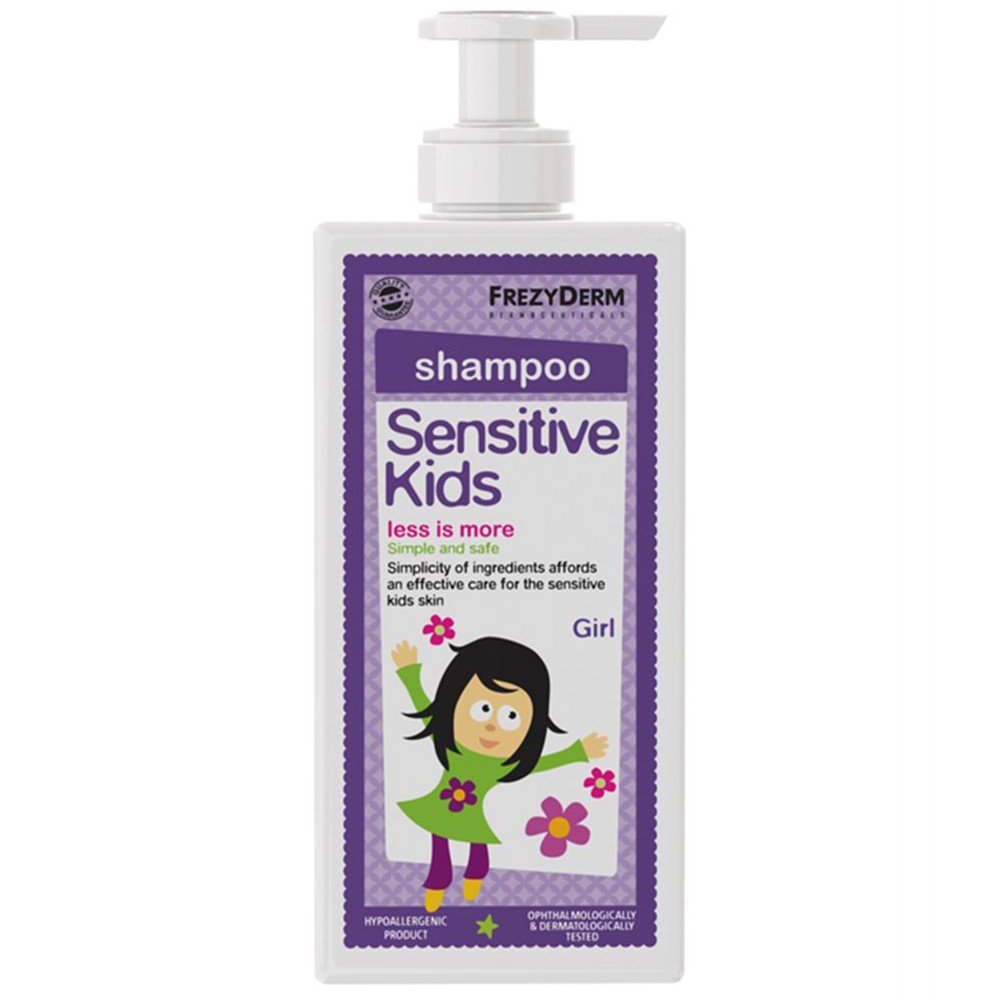 Frezyderm Sensitive Kids Shampoo Girls Παιδικό Σαμπουάν για Κορίτσια, 200ml