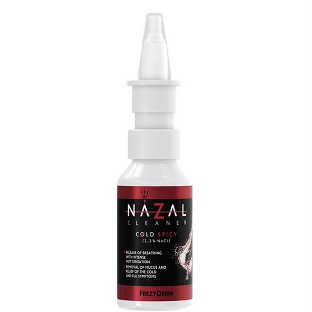 Frezyderm Nazal Cleaner Cold Spicy για Ανακούφιση από το Έντονο Κρυολόγημα Yπέρτονο Αλατούχο Διάλυμα 2,2% NaCl, 30ml