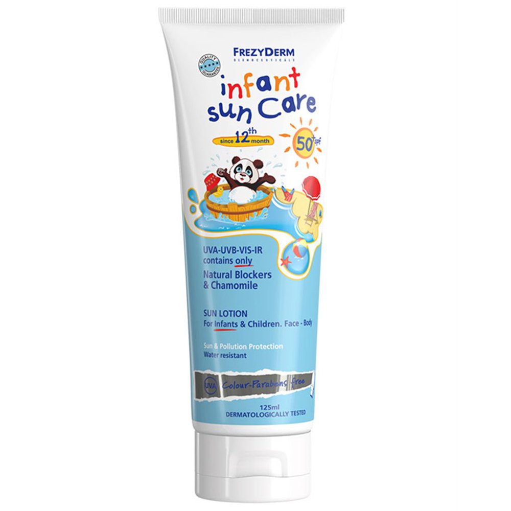 Frezyderm Infant Sun Care SPF50+ Αντηλιακό Γαλάκτωμα για Νήπια & Παιδιά από τον 12ο μήνα, 100ml