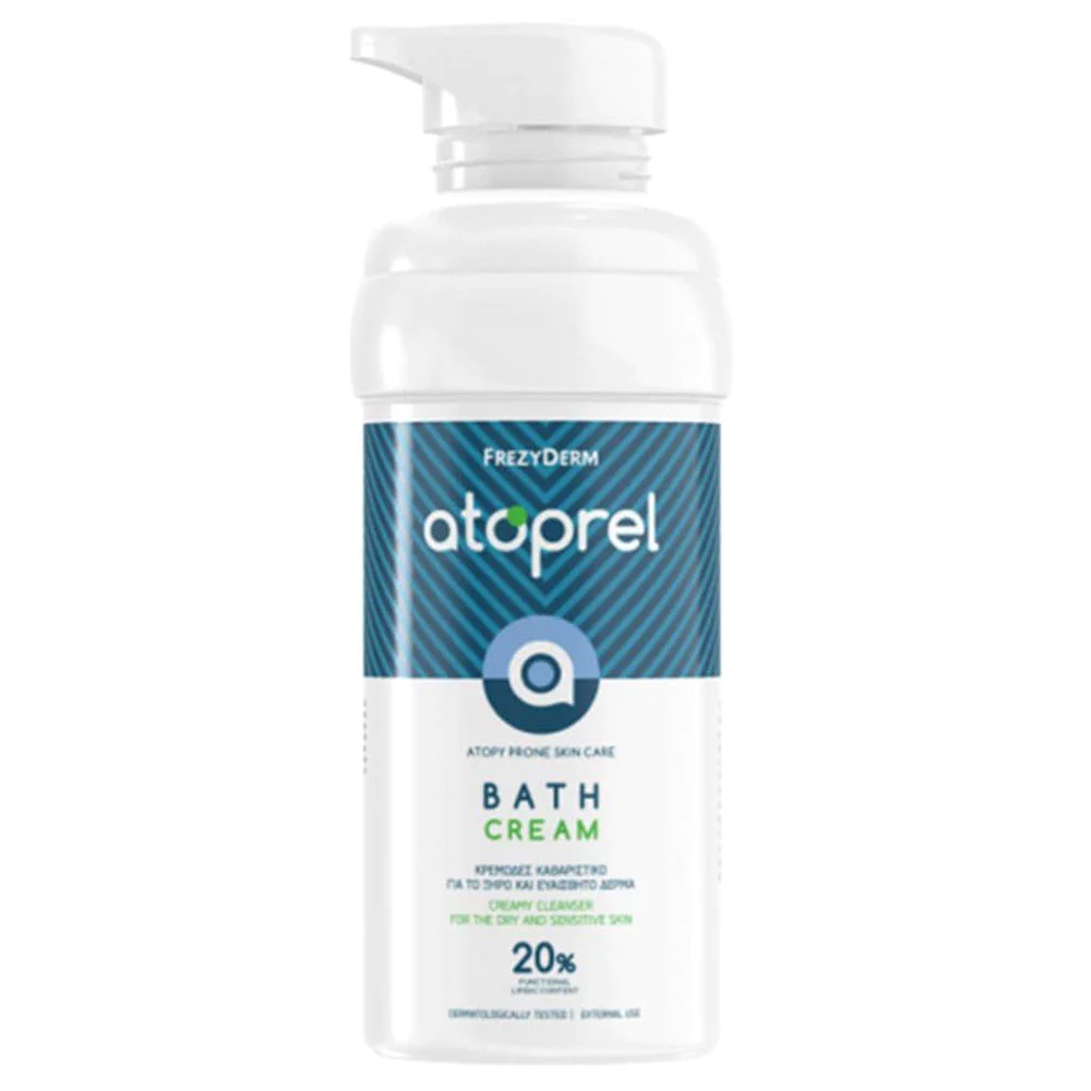 Frezyderm Atoprel Bath Cream Κρεμώδες Καθαριστικό Για Το Ξηρό & Ευαίσθητο Δέρμα, 300ml Frezyderm Atoprel Bath Cream Κρεμώδες Καθαριστικό Για Το Ξηρό & Ευαίσθητο Δέρμα, 300ml