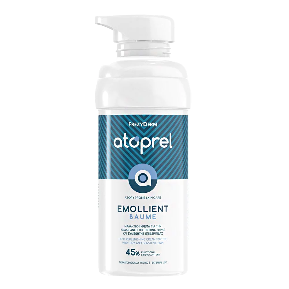 Frezyderm Atoprel Emollient Baume, Μαλακτική Κρέμα Προσώπου Σώματος για Έντονα Ξηρή & Ευαίσθητη Επιδερμίδα με Τάση Ατοπίας, 300ml Frezyderm Atoprel Emollient Baume, Μαλακτική Κρέμα Προσώπου Σώματος για Έντονα Ξηρή & Ευαίσθητη Επιδερμίδα με Τάση Ατοπίας, 300ml