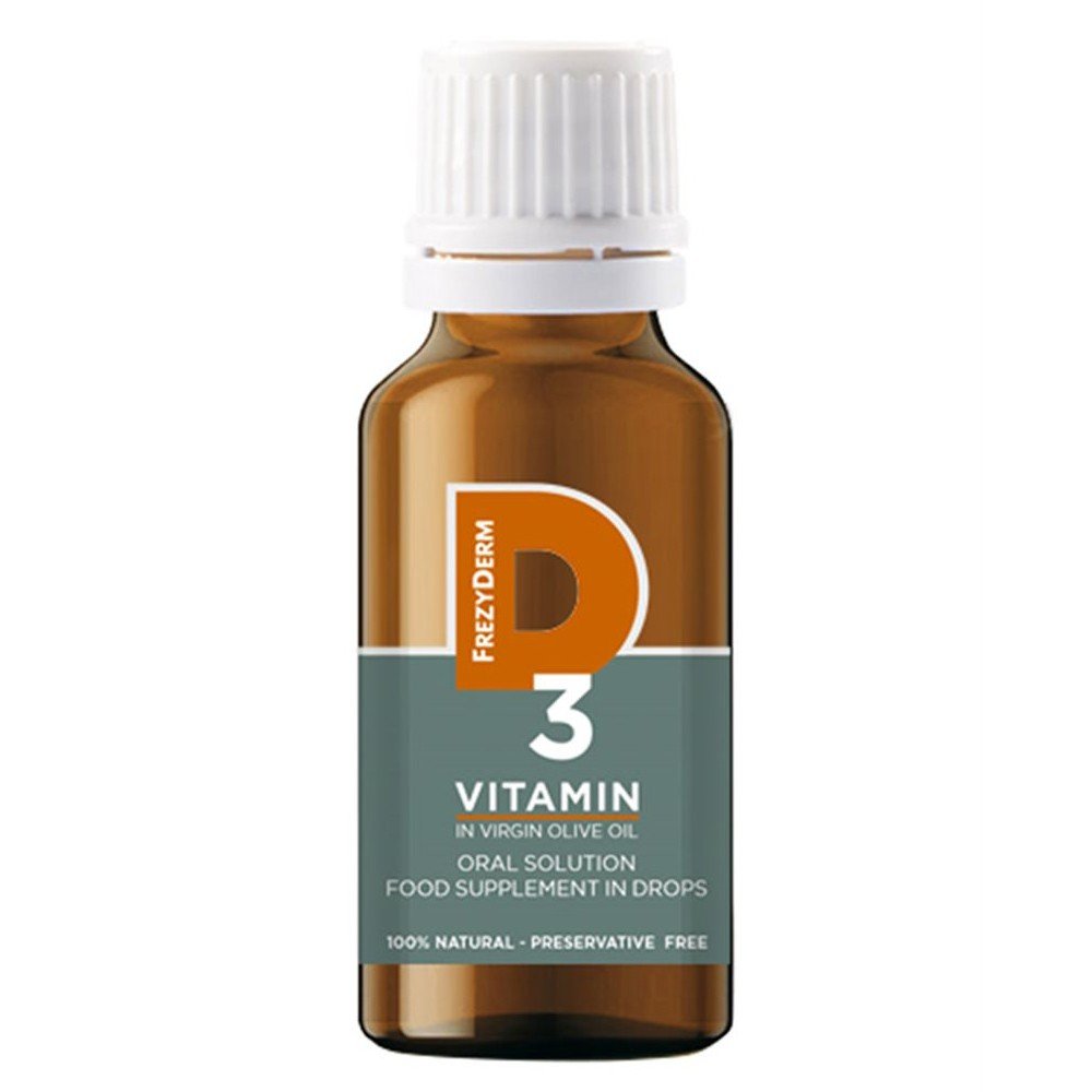 Frezyderm Vitamin D3 Πόσιμο Συμπλήρωμα Διατροφής Σε Σταγόνες Βιταμίνης D3, 20ml