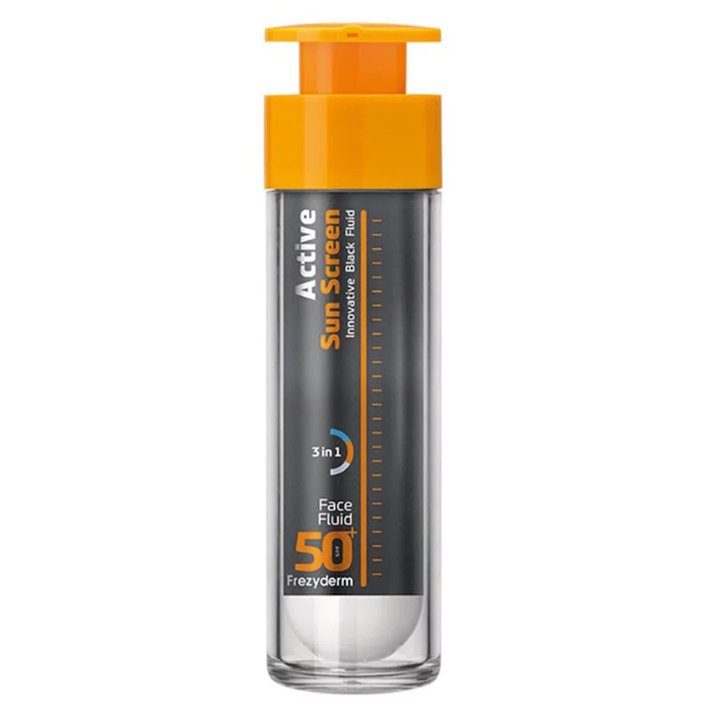 Frezyderm Active Sun Screen Face Fluid SPF 50+ Aντηλιακή Kρέμα Προσώπου με SPF 50+, 50ml Frezyderm Active Sun Screen Face Fluid SPF 50+ Aντηλιακή Kρέμα Προσώπου με SPF 50+, 50ml