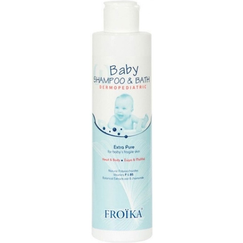 Froika Baby Shampoo & Bath Βρεφικό Σαμπουάν & Αφρόλουτρο, 200ml