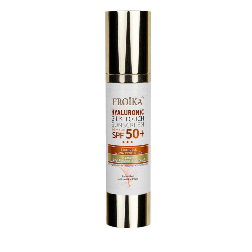 Froika Hyaluronic Silk Touch Sunscreen SPF50+ Αντηλιακή Κρέμα Προσώπου με Αντιρυτιδικούς Παράγοντες, 50ml