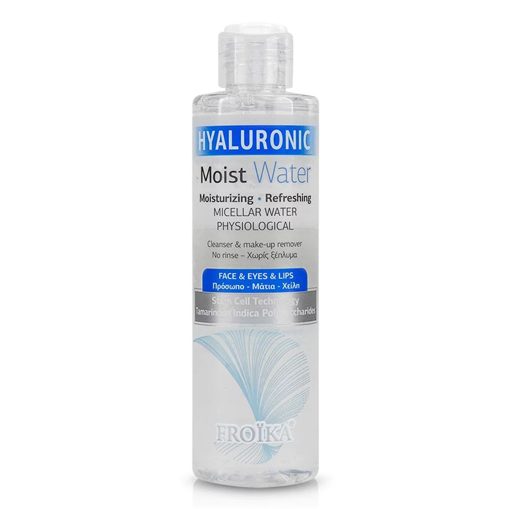 Froika Hyaluronic Moist Water Νερό Kαθαρισμού Ντεμακιγιάζ Προσώπου και Ματιών, 200ml Froika Hyaluronic Moist Water Νερό Kαθαρισμού Ντεμακιγιάζ Προσώπου και Ματιών, 200ml