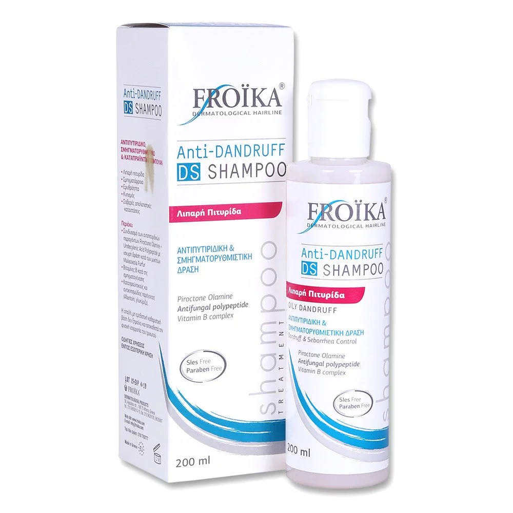 Froika Anti-Dandruff Ds Shampoo Σαμπουάν κατά της Λιπαρής Πιτυρίδας, 200ml Froika Anti-Dandruff Ds Shampoo Σαμπουάν κατά της Λιπαρής Πιτυρίδας, 200ml