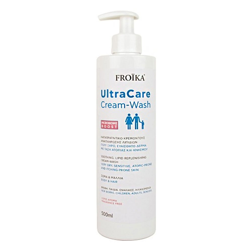 Froika UltraCare Cream-Wash Καταπραϋντικό Κρεμοντούς Αναπλήρωσης Λιπιδίων, 500ml