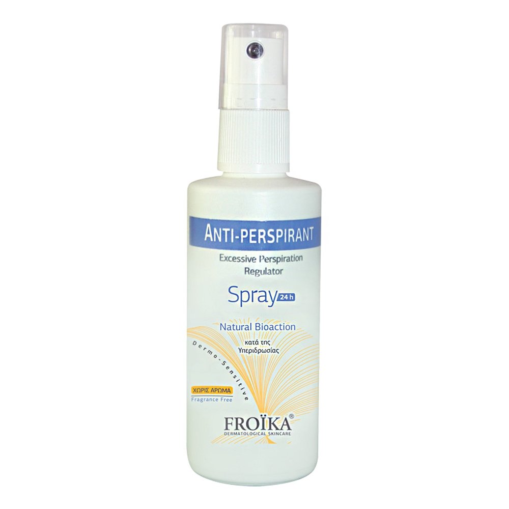 Froika Antiperspirant Spray Without Perfume Αποσμητικό χωρίς Άρωμα, 60ml